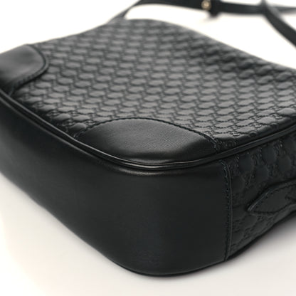 Gucci Microguccissima Mini Bree Messenger Bag Black 9 of 9
