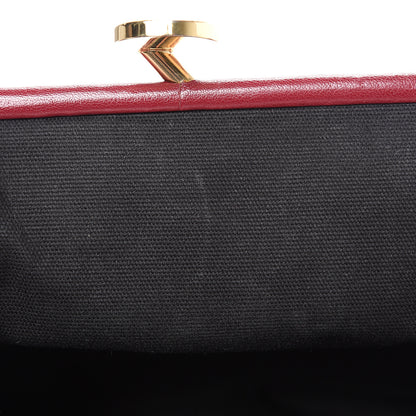 Marc Jacobs Calfskin Quilted Little Stam Bordeaux 10 of 11