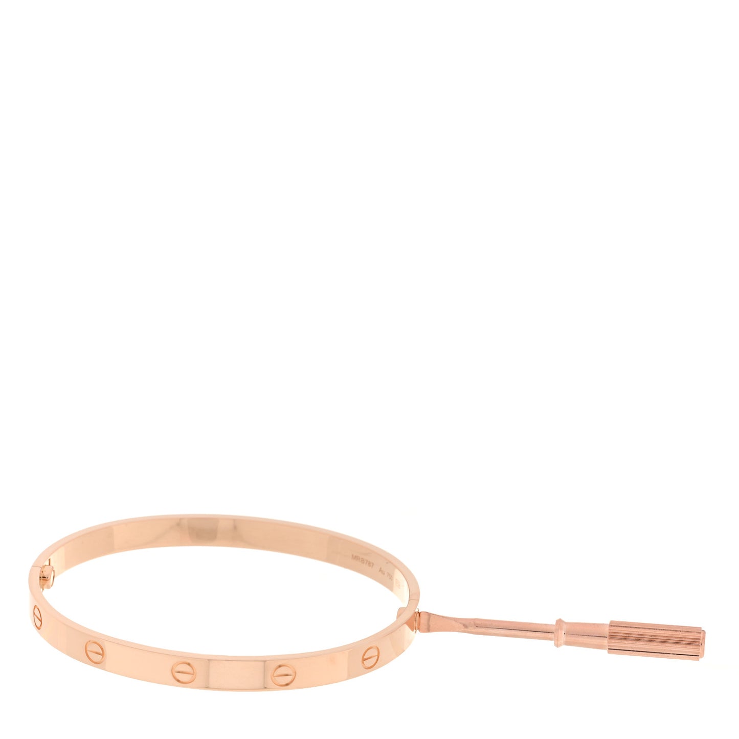 18K Pink Gold LOVE Bracelet 20