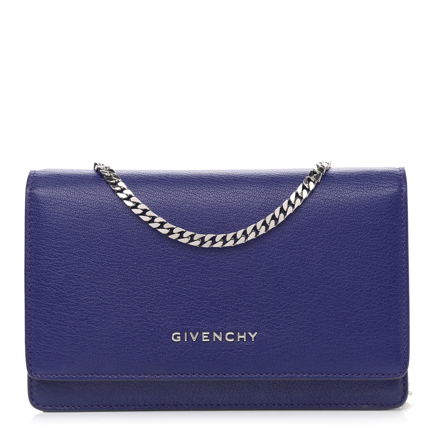 Givenchy Sugar Goatskin Pandora Chain Wallet Cobalt Blue 1 of 10