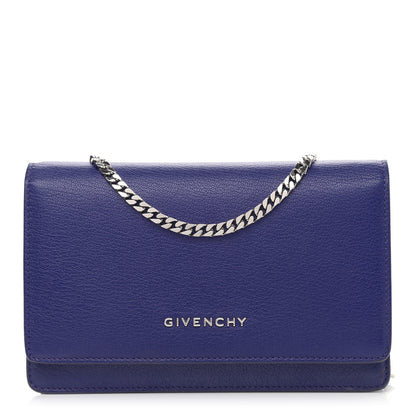 Givenchy Sugar Goatskin Pandora Chain Wallet Cobalt Blue 1 of 10