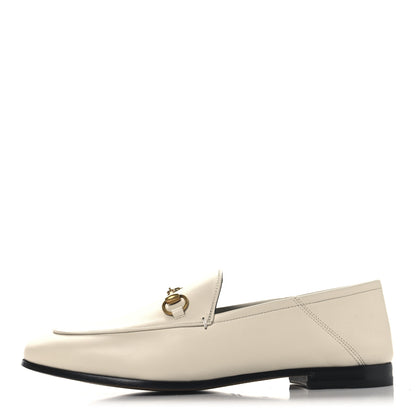 Gucci Malaga Kid Crystal Horsebit Womens Jordaan Loafers 39 Mystic White 1 of 11
