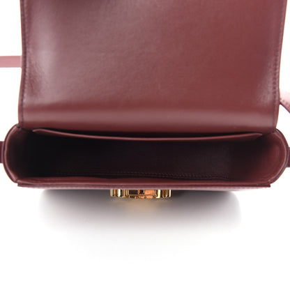 Celine Shiny Calfskin Nano Triomphe Light Burgundy 5 of 11