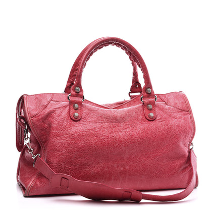 Balenciaga Agneau Giant 12 Silver Hardware City Rose Thulian 2 of 9