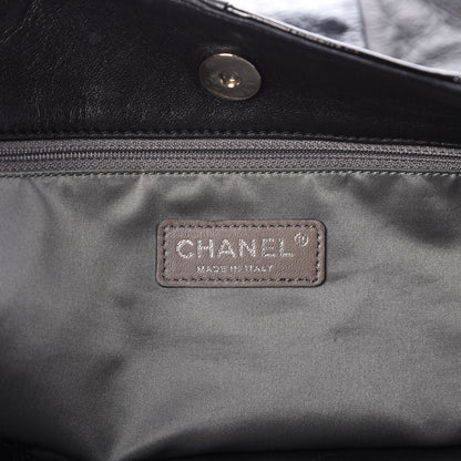Chanel Patent Patchwork Large Brooklyn Tote Black 6 of 7