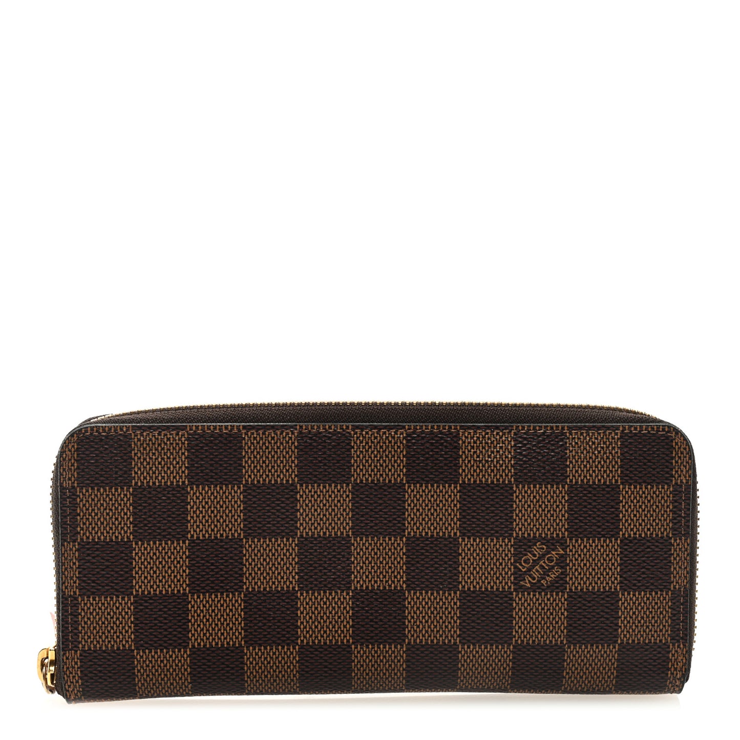 Damier Ebene Clemence Wallet Rose Ballerine