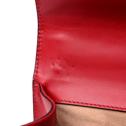 Gucci Guccissima Small Padlock Shoulder Bag Hibiscus Red 11 of 11