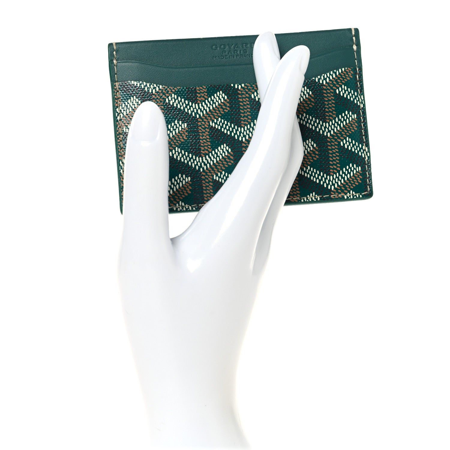 Goyard Goyardine Saint Sulpice Card Holder Green 2 of 7