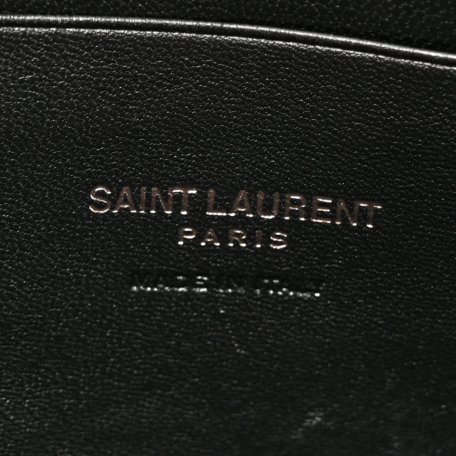 Saint Laurent Grain De Poudre Matelasse Monochrome Monogram Mini Lou Camera Bag Black 5 of 9