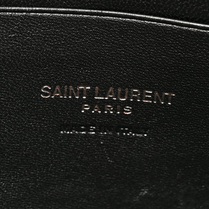Saint Laurent Grain De Poudre Matelasse Monochrome Monogram Mini Lou Camera Bag Black 5 of 9