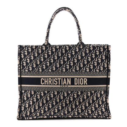 Christian Dior Oblique Large Book Tote Blue Multicolor 1 of 14