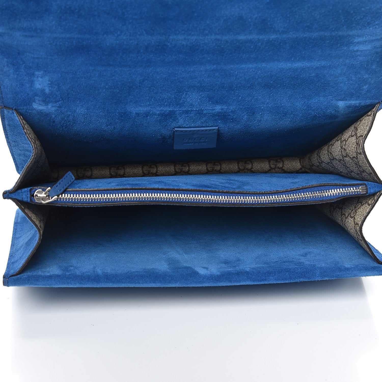 Gucci GG Supreme Monogram Medium Dionysus Shoulder Bag Blue 6 of 8
