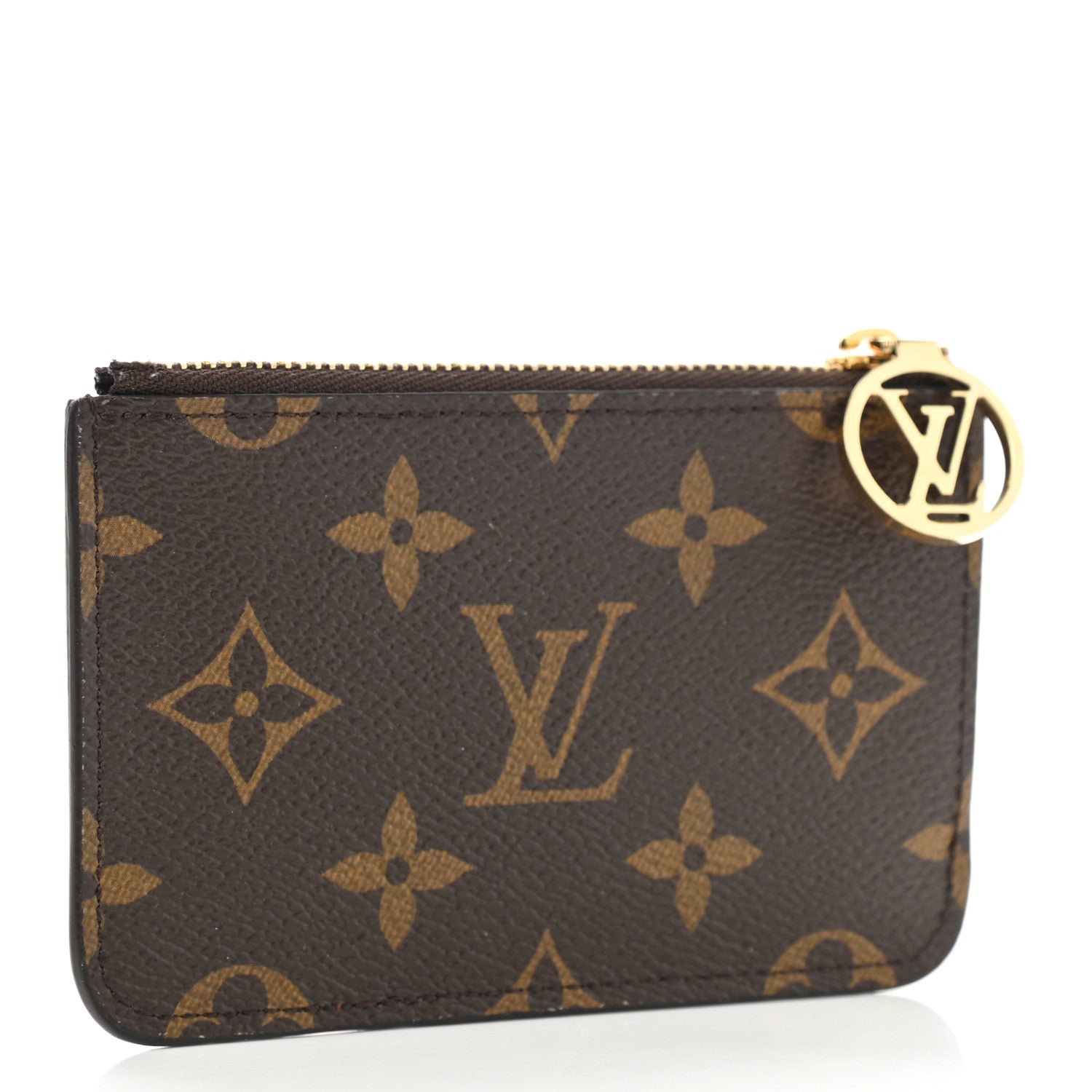 LOUIS VUITTON カード・ホルダー　財布 Louis Vuitton Monogram Zipped Romy Card Holder Red 1172154