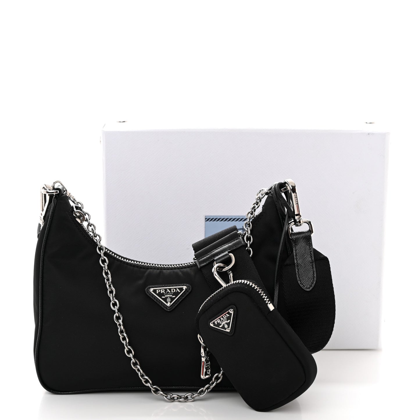 Nylon Re-Edition 2005 Shoulder Bag Black