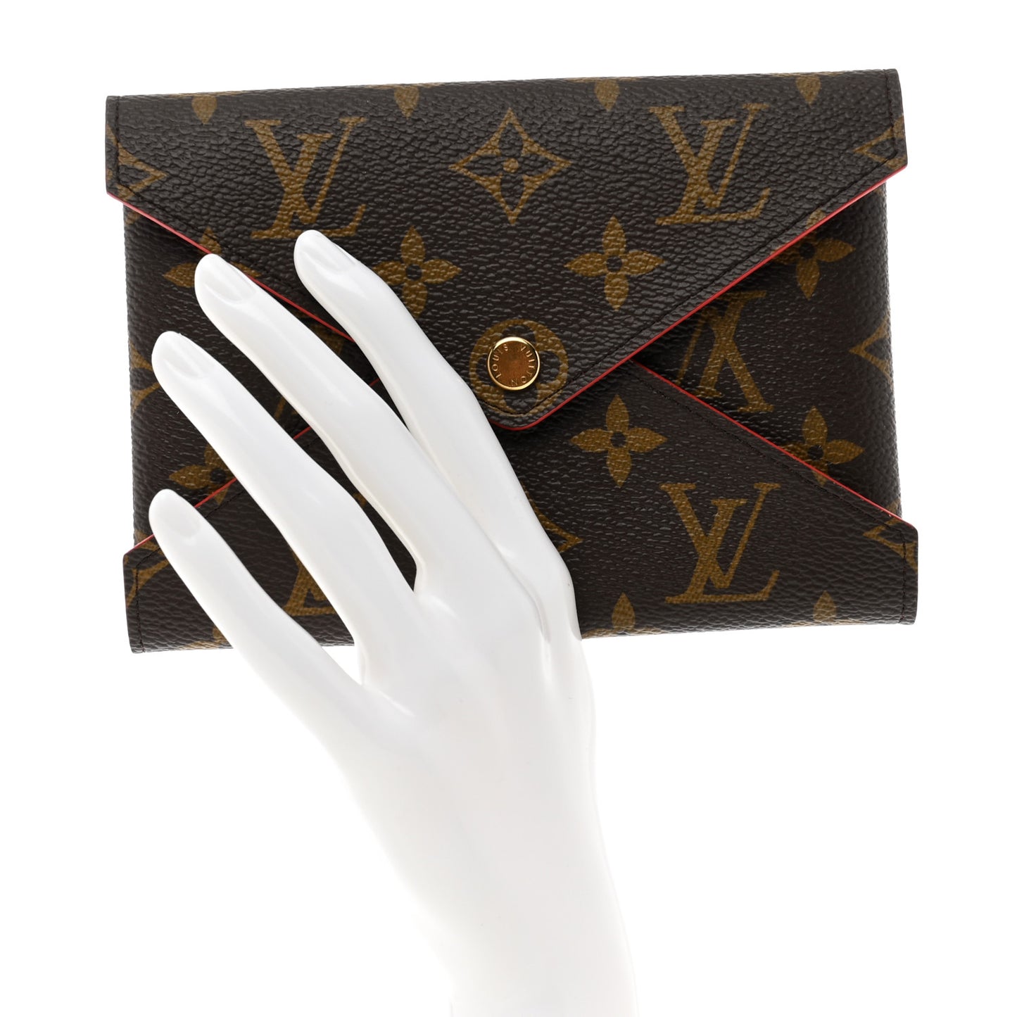 Monogram Medium Kirigami Pochette Insert Coquelicot