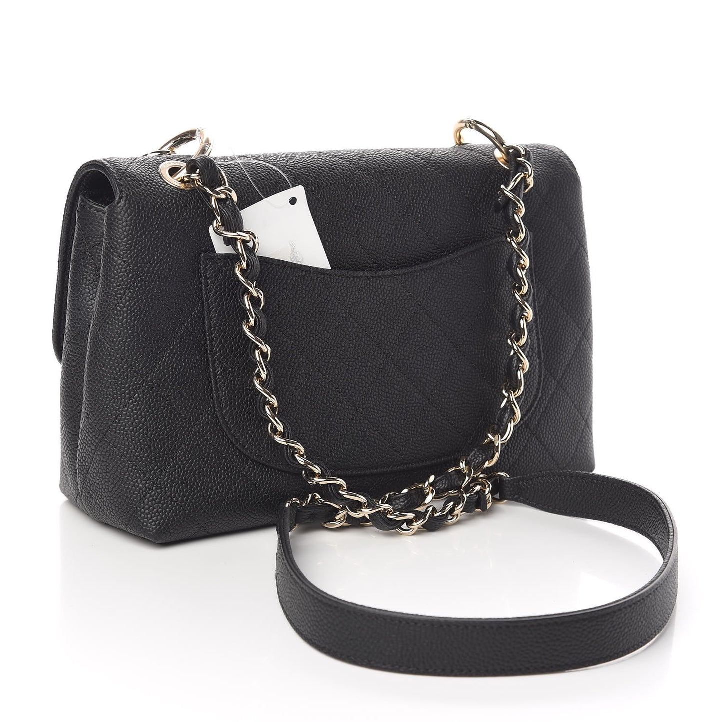 Caviar Quilted City Walk Flap Black