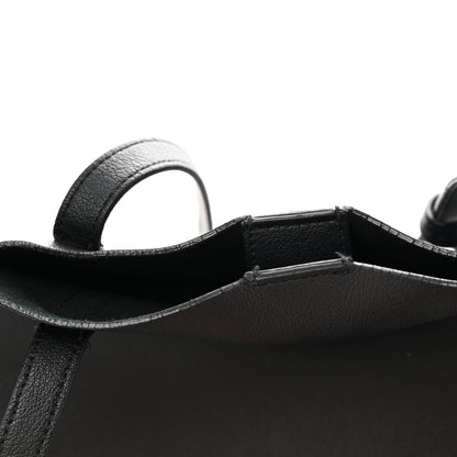 Saint Laurent Calfskin Large Shopping Tote Black 19 of 20