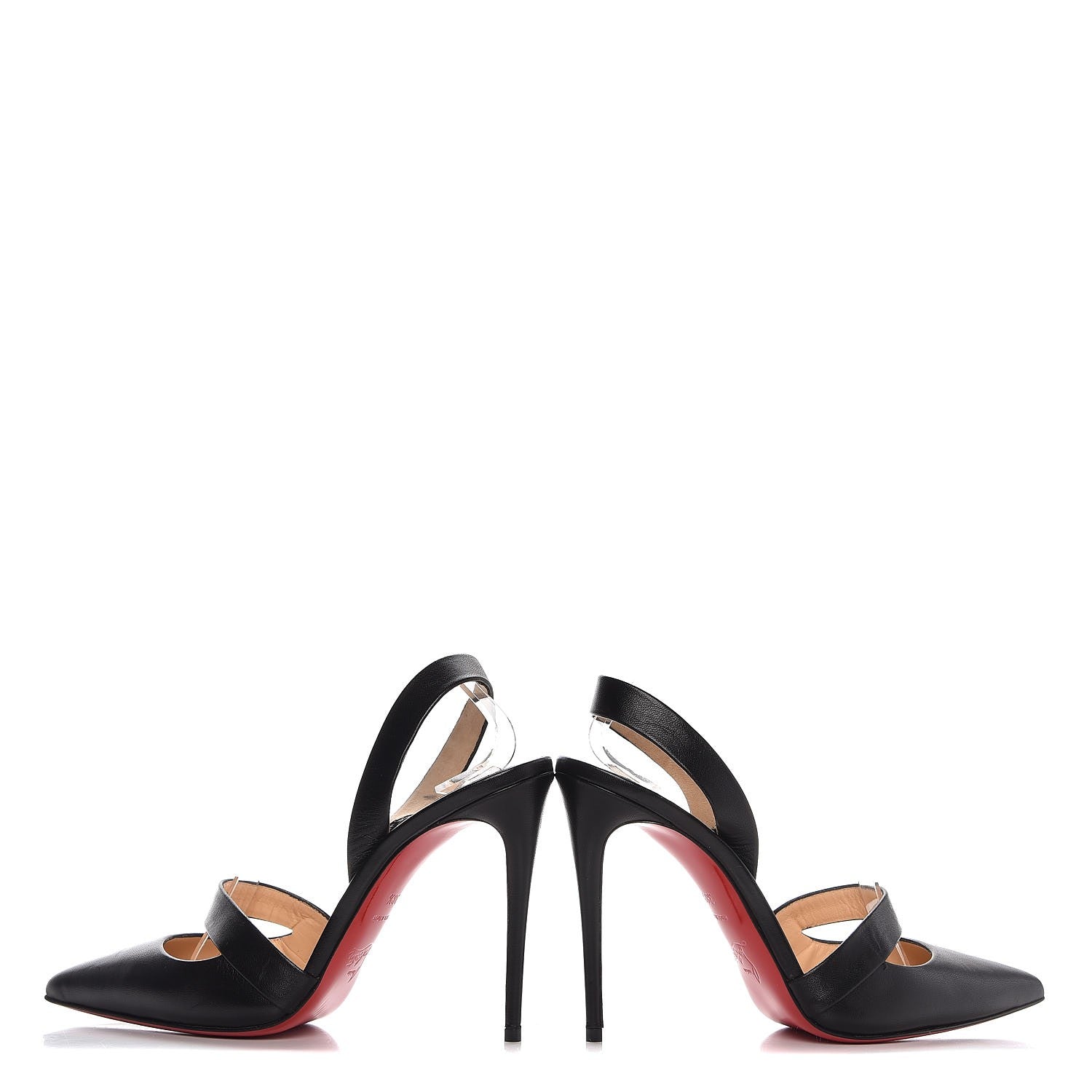 Christian Louboutin Nappa Actina 100 Pumps 38.5 Black 5 of 10