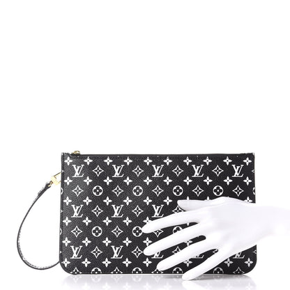 Louis Vuitton Monogram Giant Jungle Neverfull MM GM Pochette Black 2 of 7