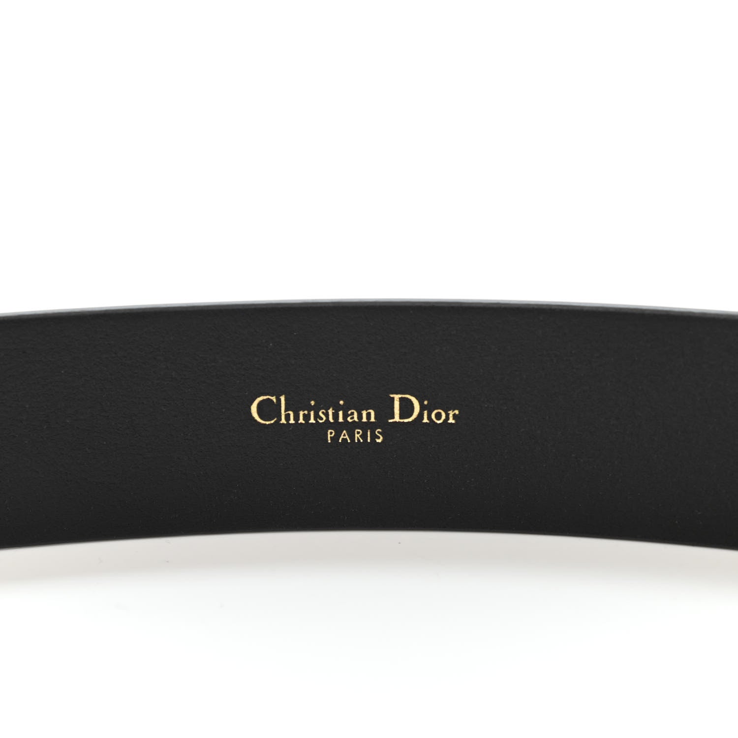 Christian Dior Calfskin 35mm Montaigne Belt 75 Black 4 of 5