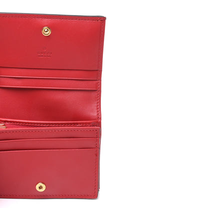 Gucci Soft GG Supreme Monogram Mystic Cat Card Case Wallet 5 of 7