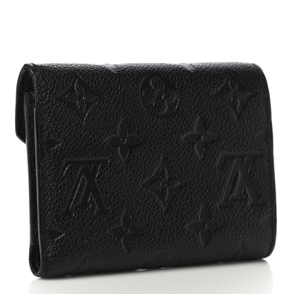 Louis Vuitton Empreinte Victorine Wallet Black 3 of 9