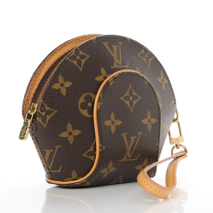 Louis Vuitton Monogram Mini Ellipse Wristlet Clutch 3 of 7