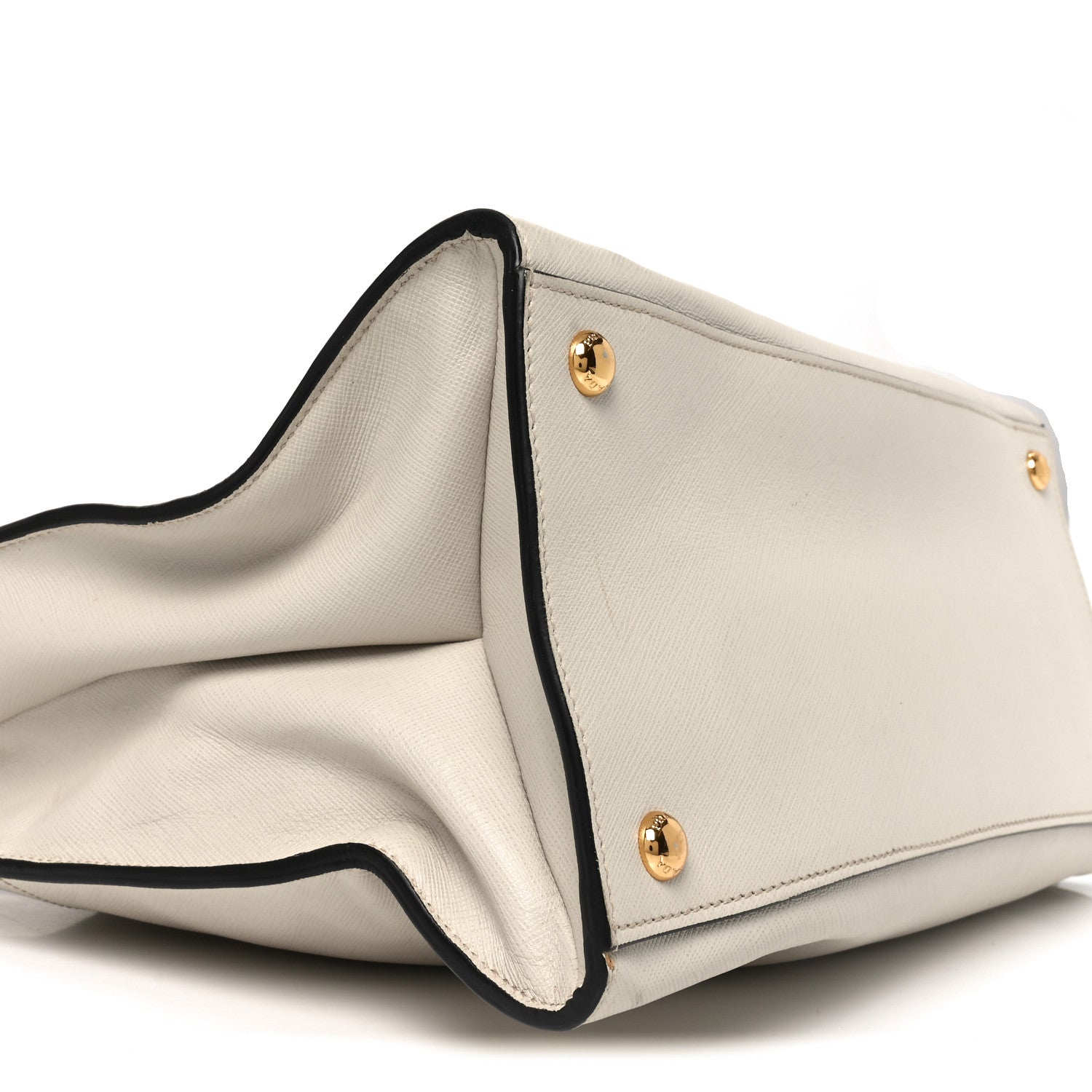 Prada Saffiano Soft Triple Pocket Tote Pomice 8 of 9