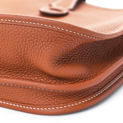 Hermes Taurillon Clemence Evelyne III PM Gold 8 of 8