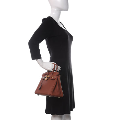 Hermes Togo Birkin 25 Sienne 2 of 12
