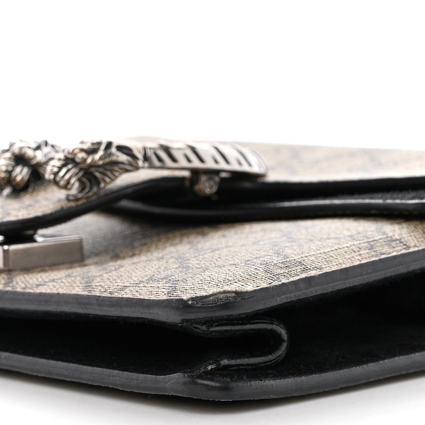 GG Supreme Monogram Mini Dionysus Shoulder Bag Black