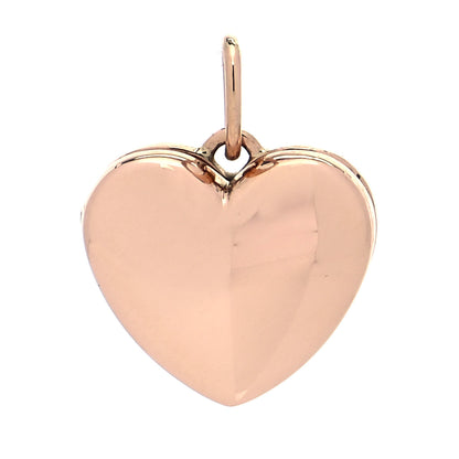 Tiffany 18K Rose Gold Heart Locket Pendant 1 of 5