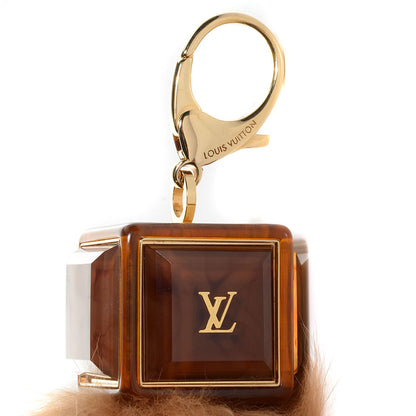 Louis Vuitton Fox Fur Foxy Key Holder Bag Charm 3 of 5