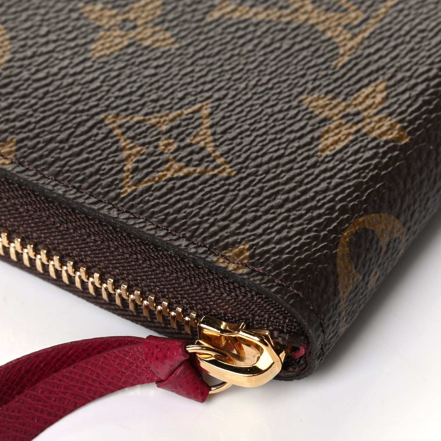 Monogram Clemence Wallet Fuchsia