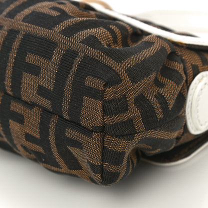 Fendi Zucca Cuoio Lucido Mini Chef Shoulder Bag Tobacco White 11 of 12