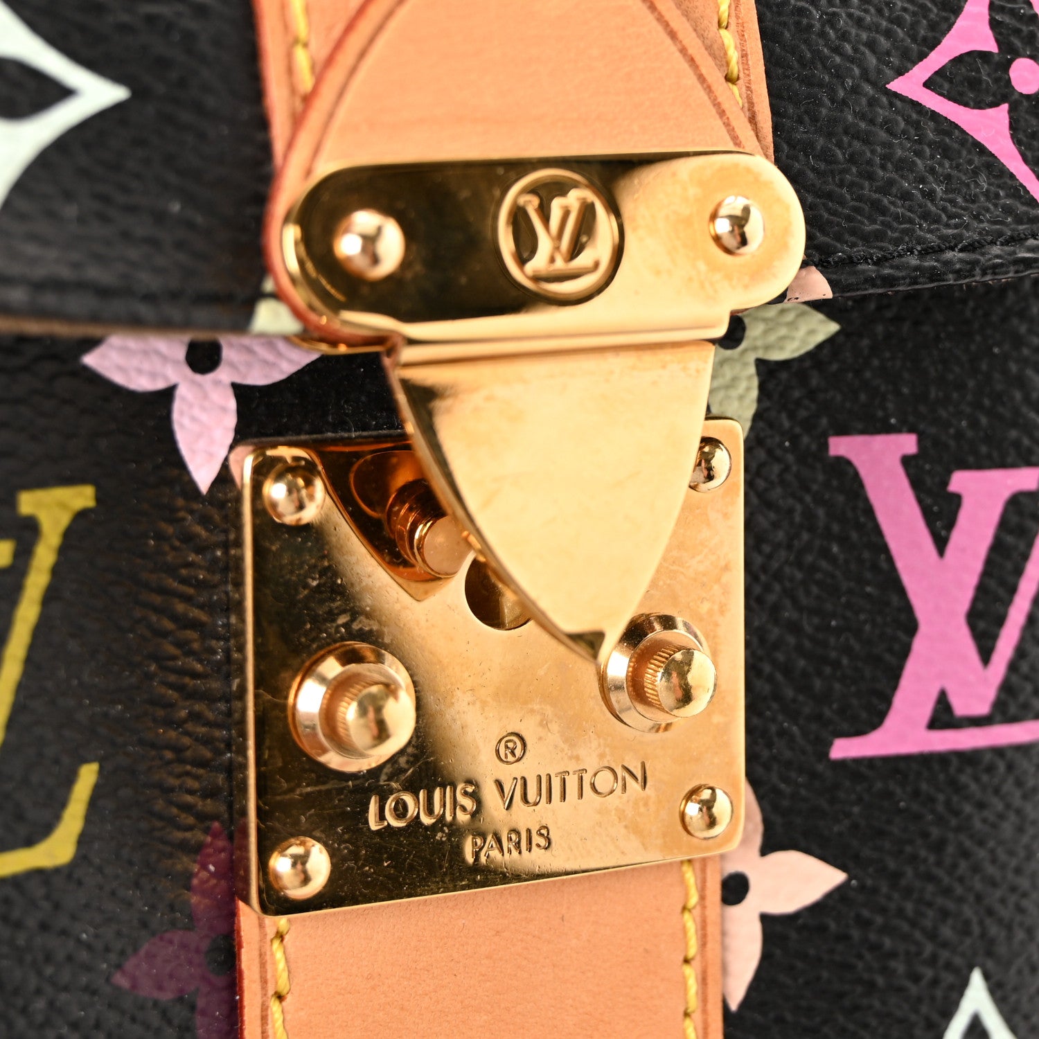 Louis Vuitton Monogram Multicolor Speedy 30 Black 6 of 9