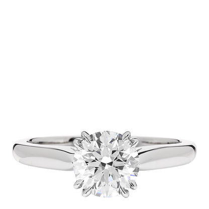 Harry Winston Platinum Diamond 1.01ct Round Brilliant Cut Solitaire Engagement Ring 48 4.5 1 of 7