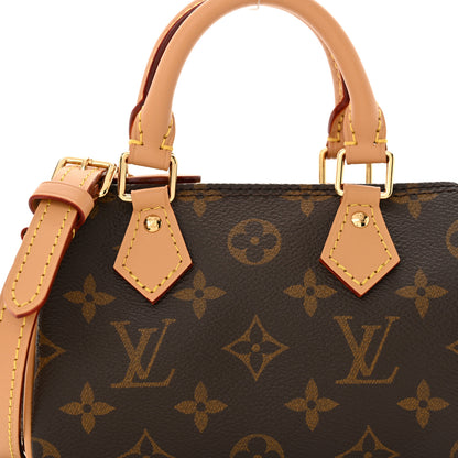 Louis Vuitton Monogram Nano Speedy Bandouliere 8 of 10