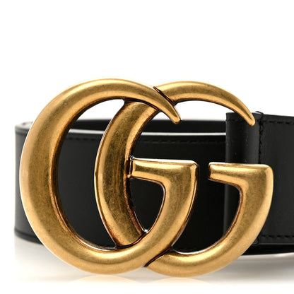 Gucci Calfskin Double G 40mm Belt 80 32 Black 6 of 7