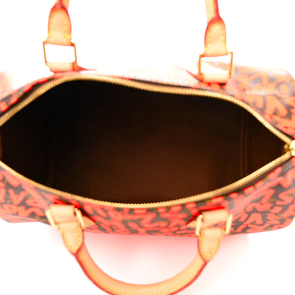 Louis Vuitton Monogram Graffiti Speedy 30 Orange 5 of 10