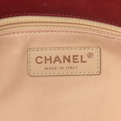 Chanel Iridescent Calfskin Large Chic Quilt Flap Red 6 of 11
