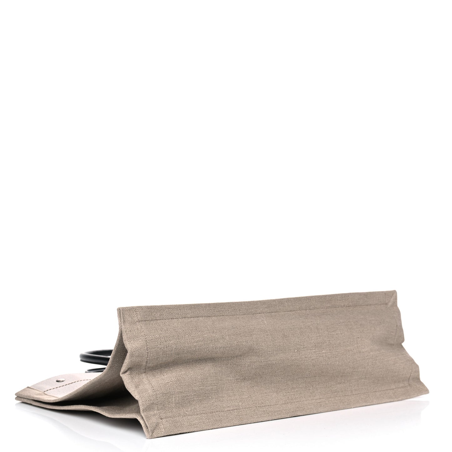 Linen Calfskin Rive Gauche Tote Optic White