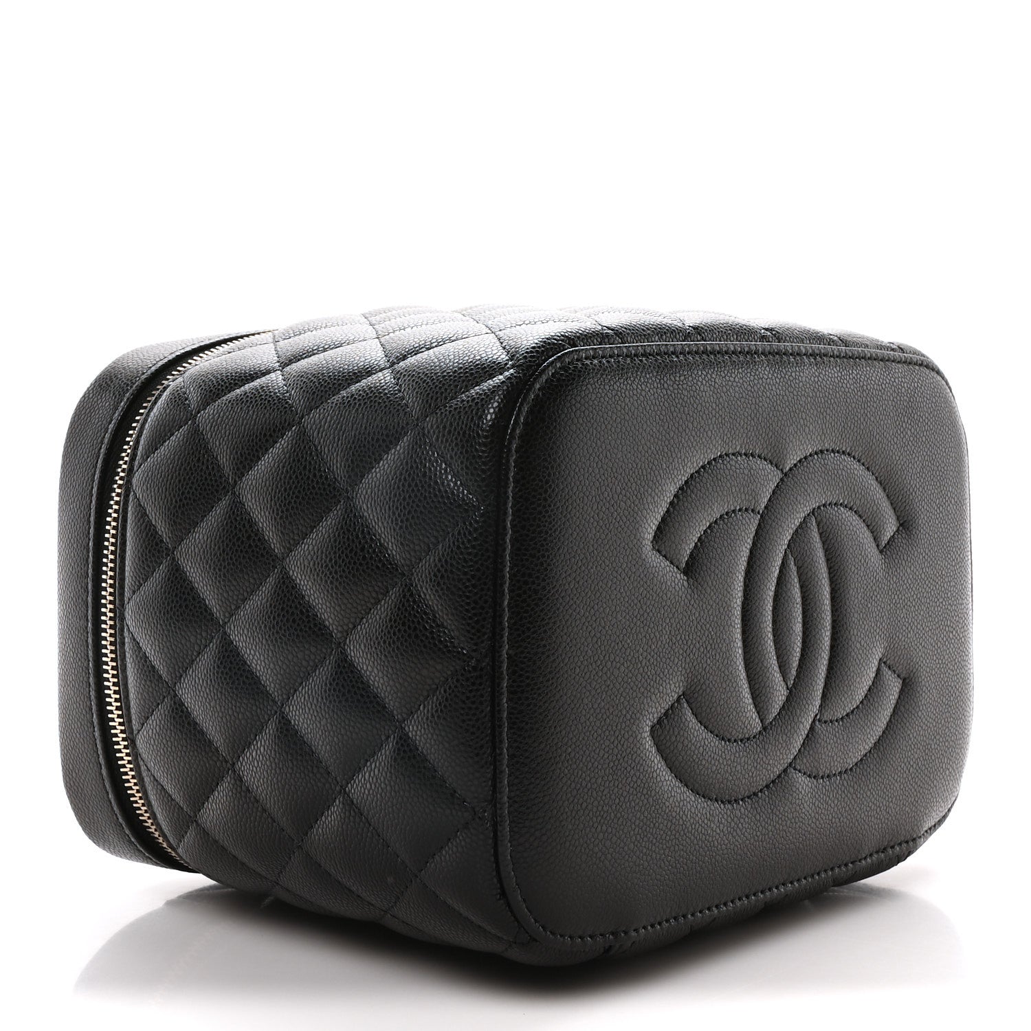 Chanel Caviar Quilted Large Vanity Pouch Black 4 of 11