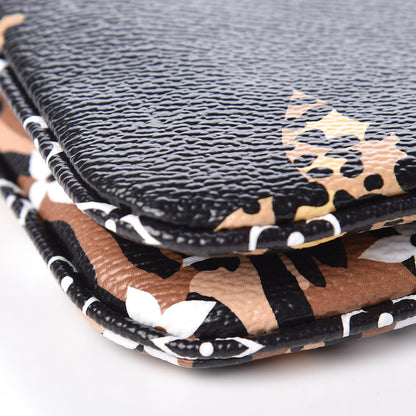 Louis Vuitton Monogram Giant Jungle Pochette Double Zip Black 8 of 10