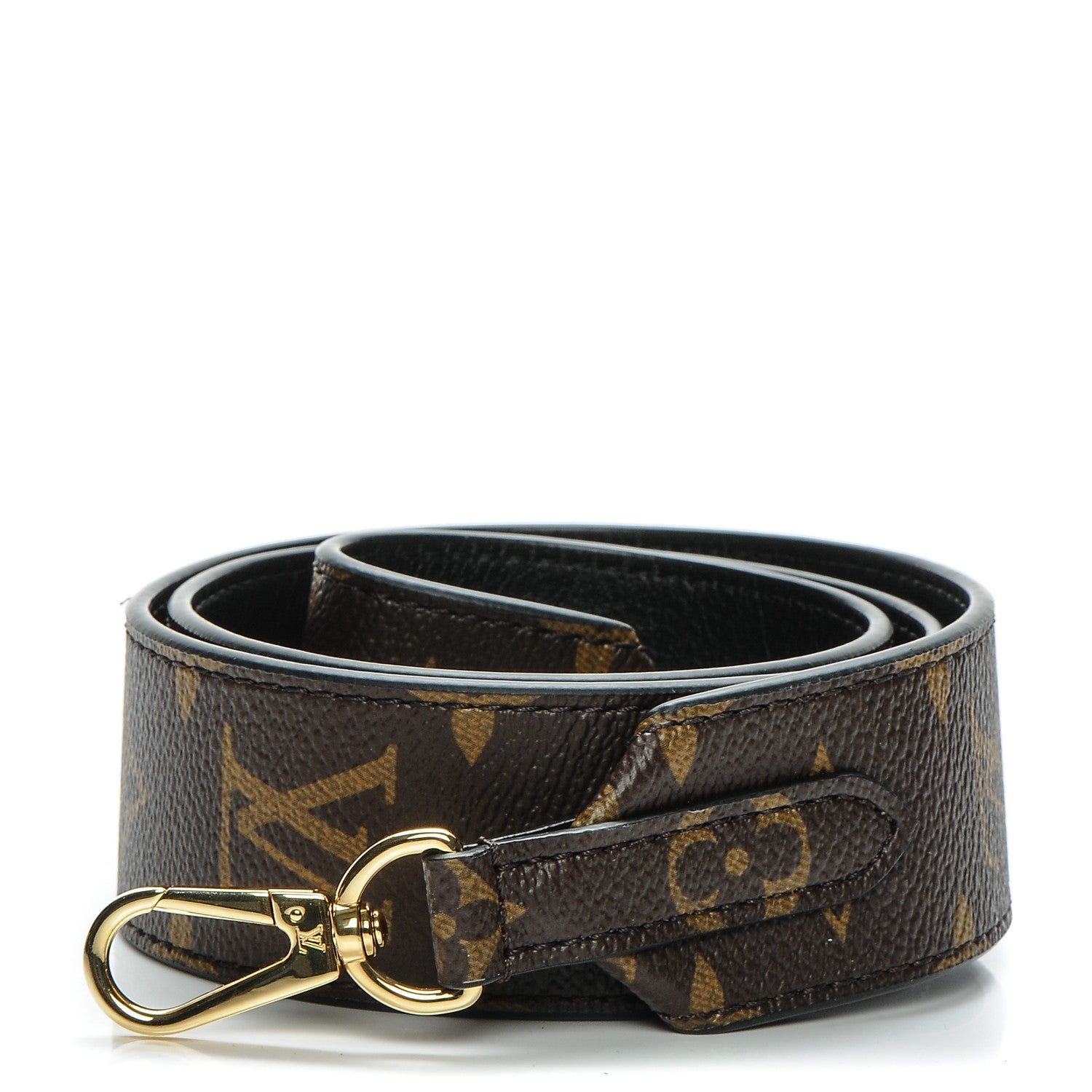 Louis Vuitton Monogram Bandouliere Shoulder Strap Black 2 of 5