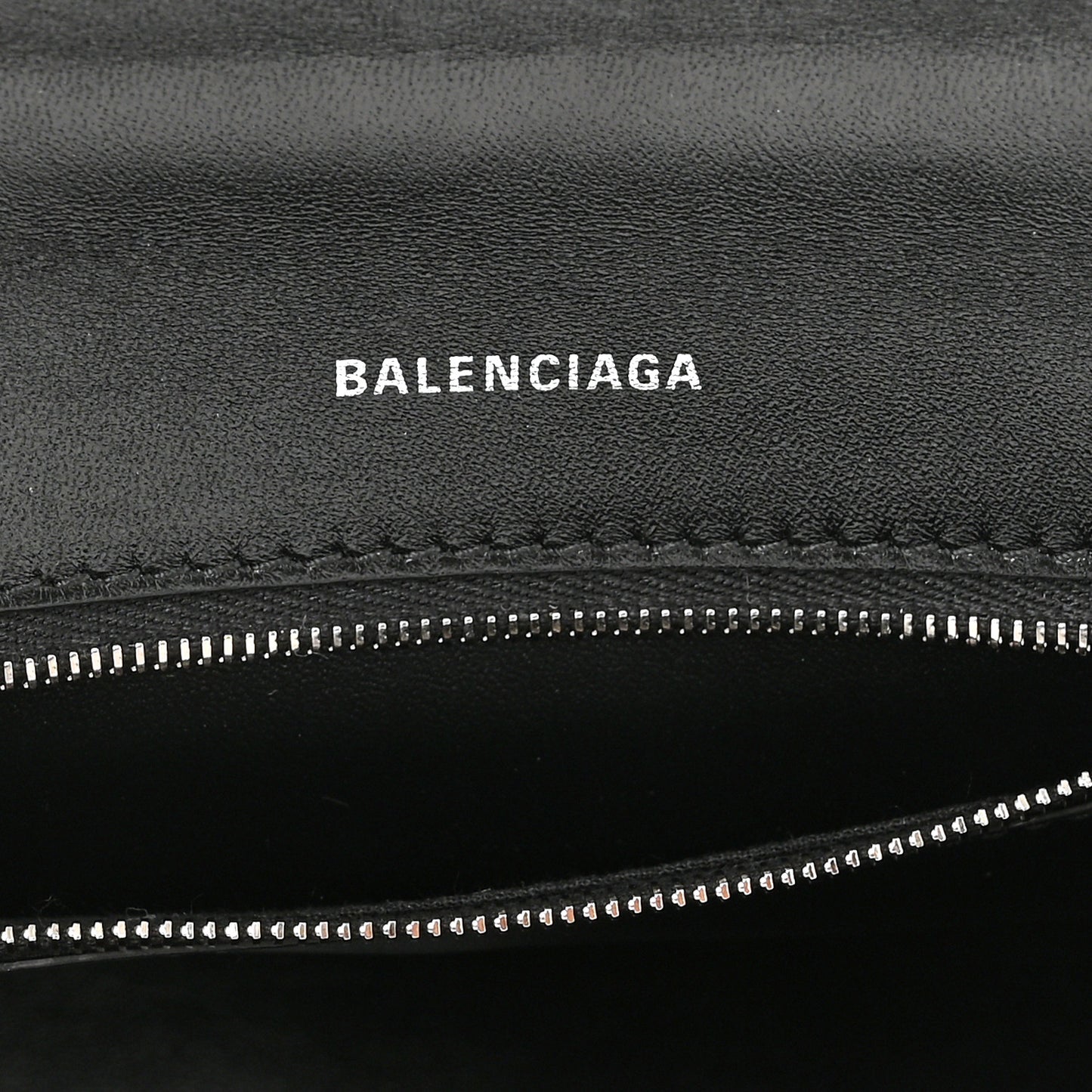 Coated Canvas BB Monogram Allover Logo Small Hourglass Top Handle Bag Black Grey White