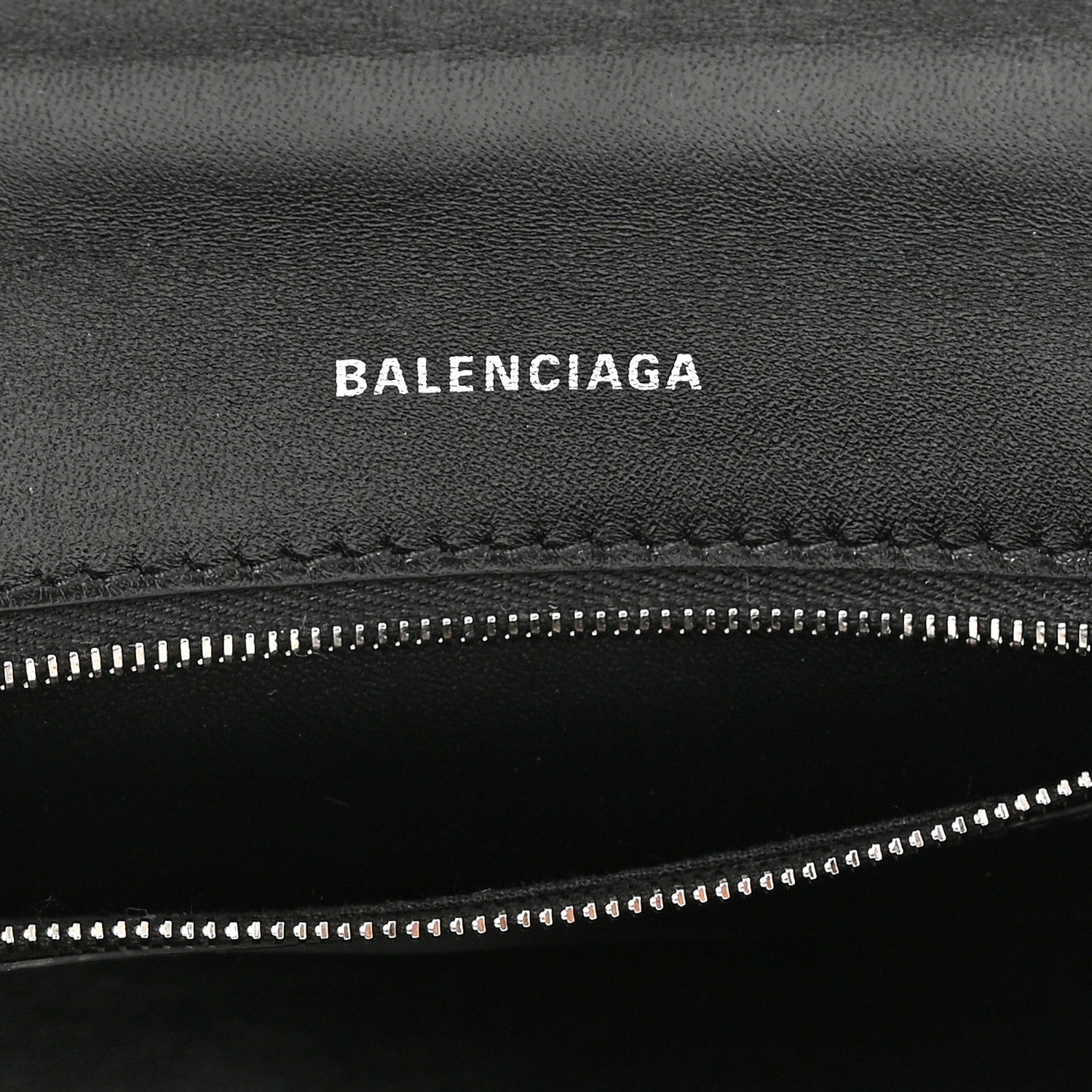 Balenciaga Coated Canvas BB Monogram Allover Logo Small Hourglass Top Handle Bag Black Grey White 6 of 9