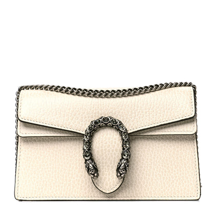 Gucci Dollar Calfskin Crystal Super Mini Dionysus Shoulder Bag Mystic White Black Diamond 1 of 4