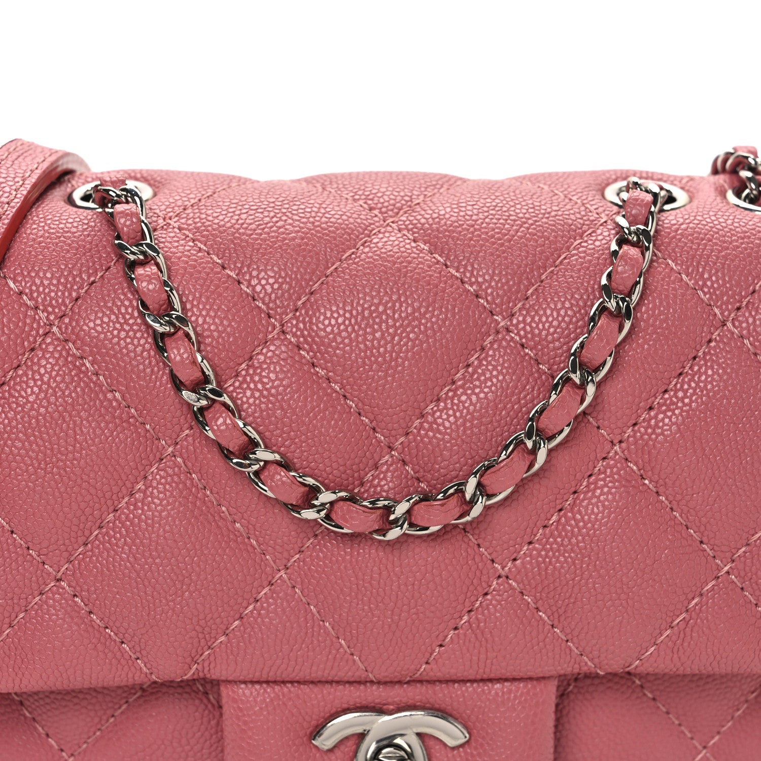 Chanel Caviar Quilted Small Urban Companion Flap Pink 9 of 11