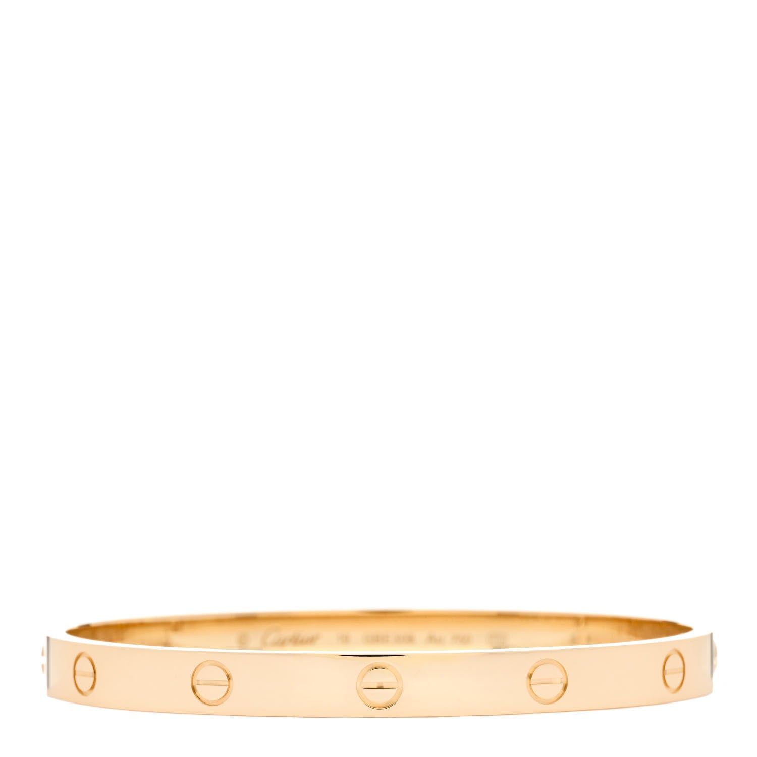 Cartier 18K Yellow Gold LOVE Bracelet 19 1 of 6